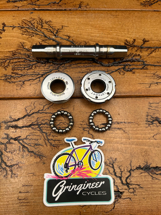 Shimano 68x121.5mm Englished Threaded Square Taper Bottom Bracket