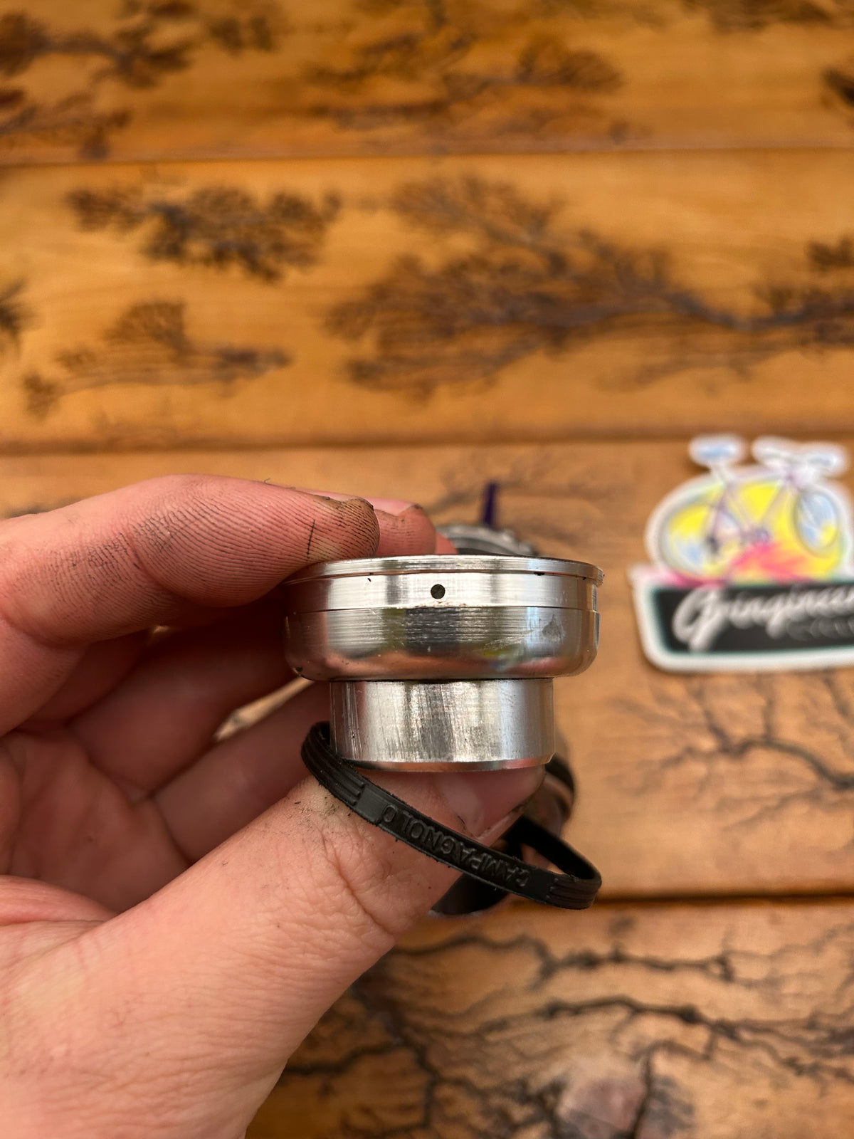 Campagnolo C-Record 1 Inch Threaded Headset With Grease Ports