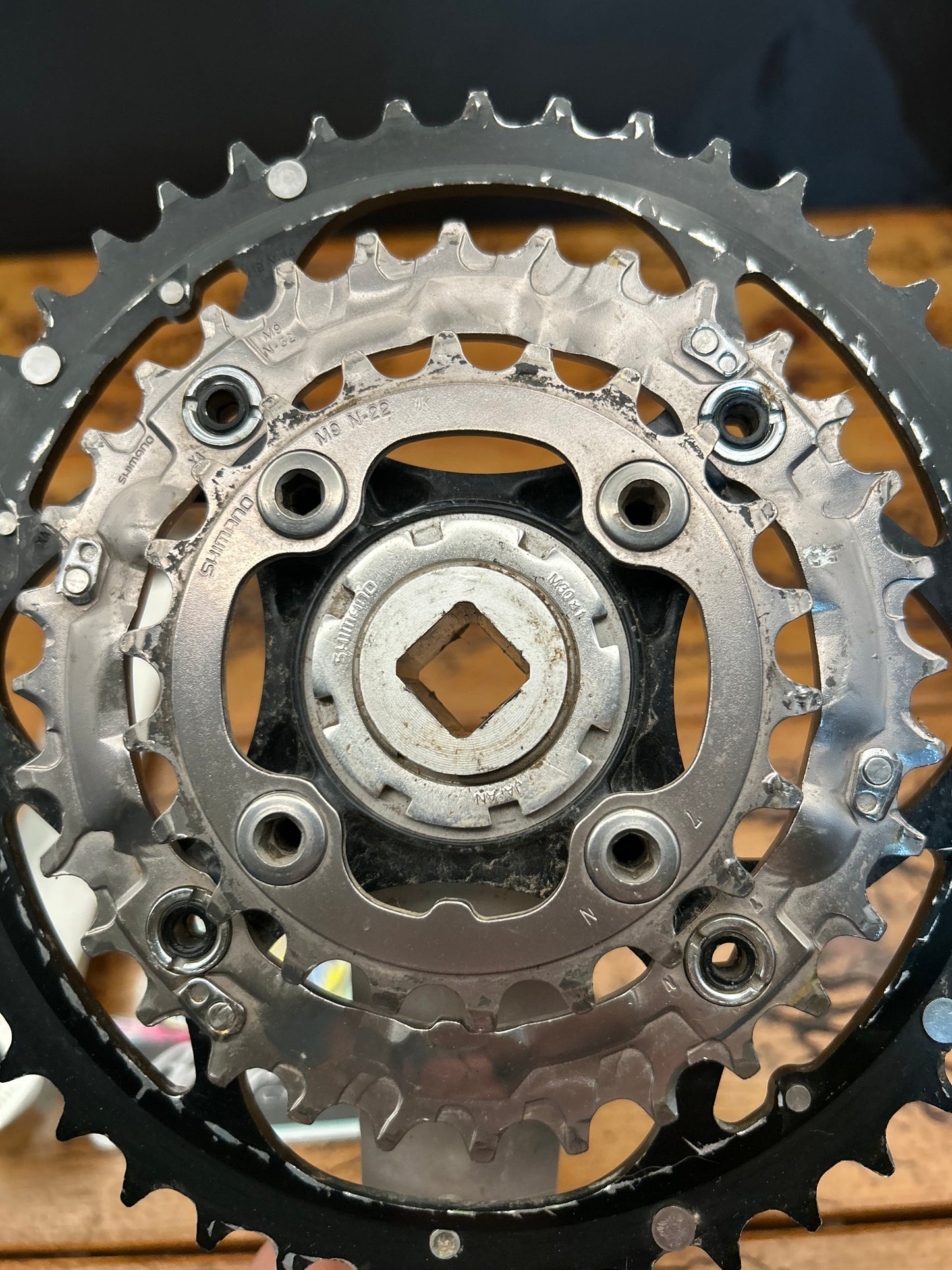 Shimano Deore XT FC-M750 44/32/22 175mm Square Taper Crankset
