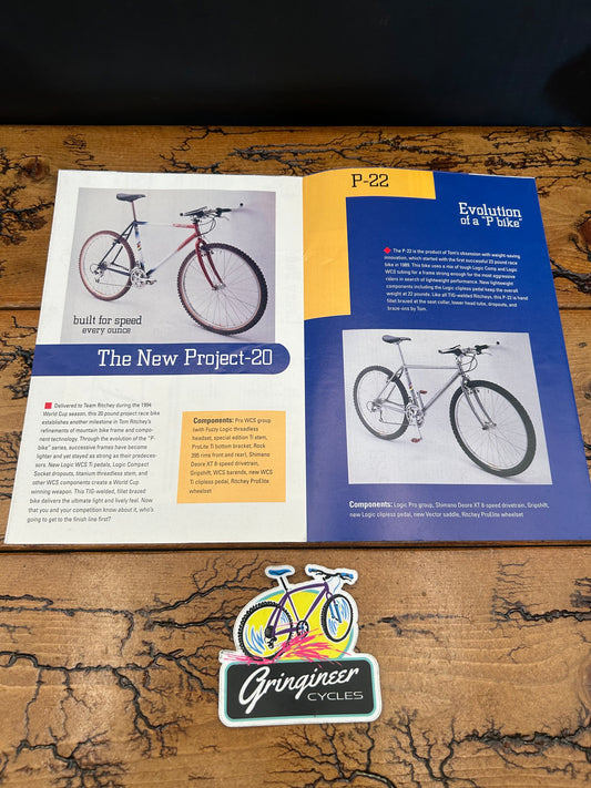 1995 Ritchey Catalog / Poster