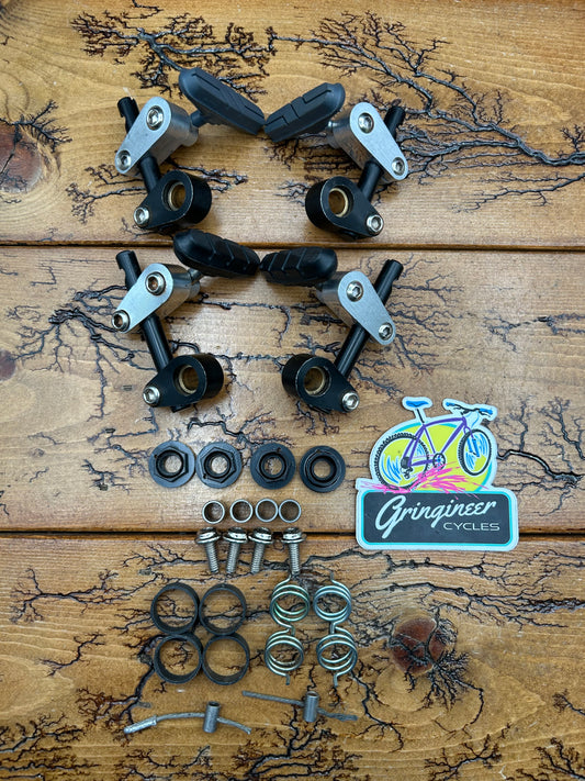 Onza H.O Silver and Black Cantilever Brake Set