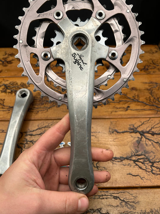 Sugino Impel 42/32/20 175mm Square Taper Crankset