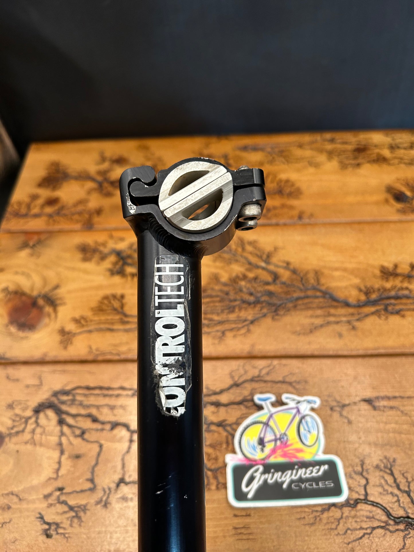 Control Tech 27.2mm x 350mm Black Seatpost