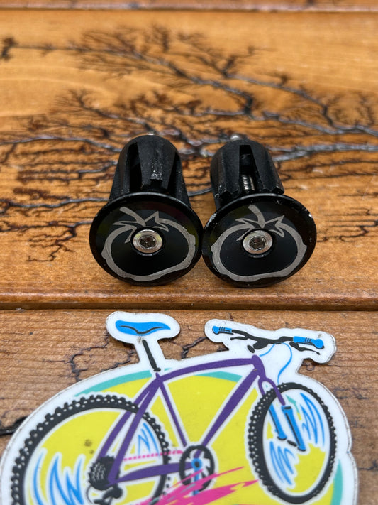 Kapz Schwinn Homegrown Black Tomato Bar End Plugs