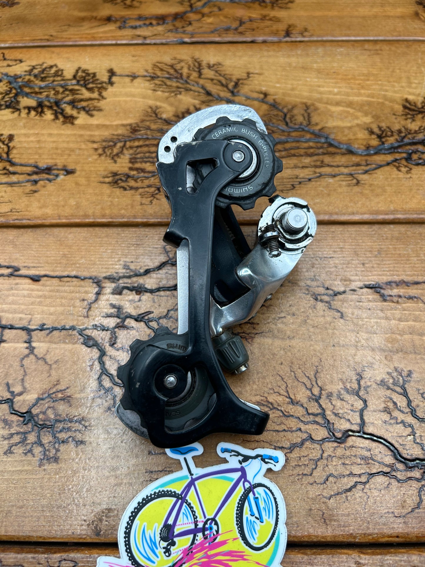 Shimano Deore XT RD-M739 Long Cage Rear Derailleur VG