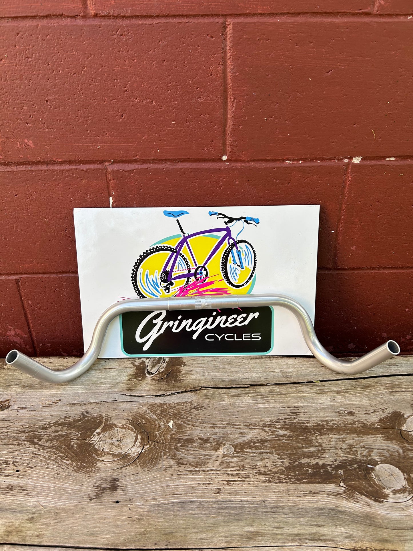 WTB 580mm 25.4mm Silver Dirt Drop Handlebar