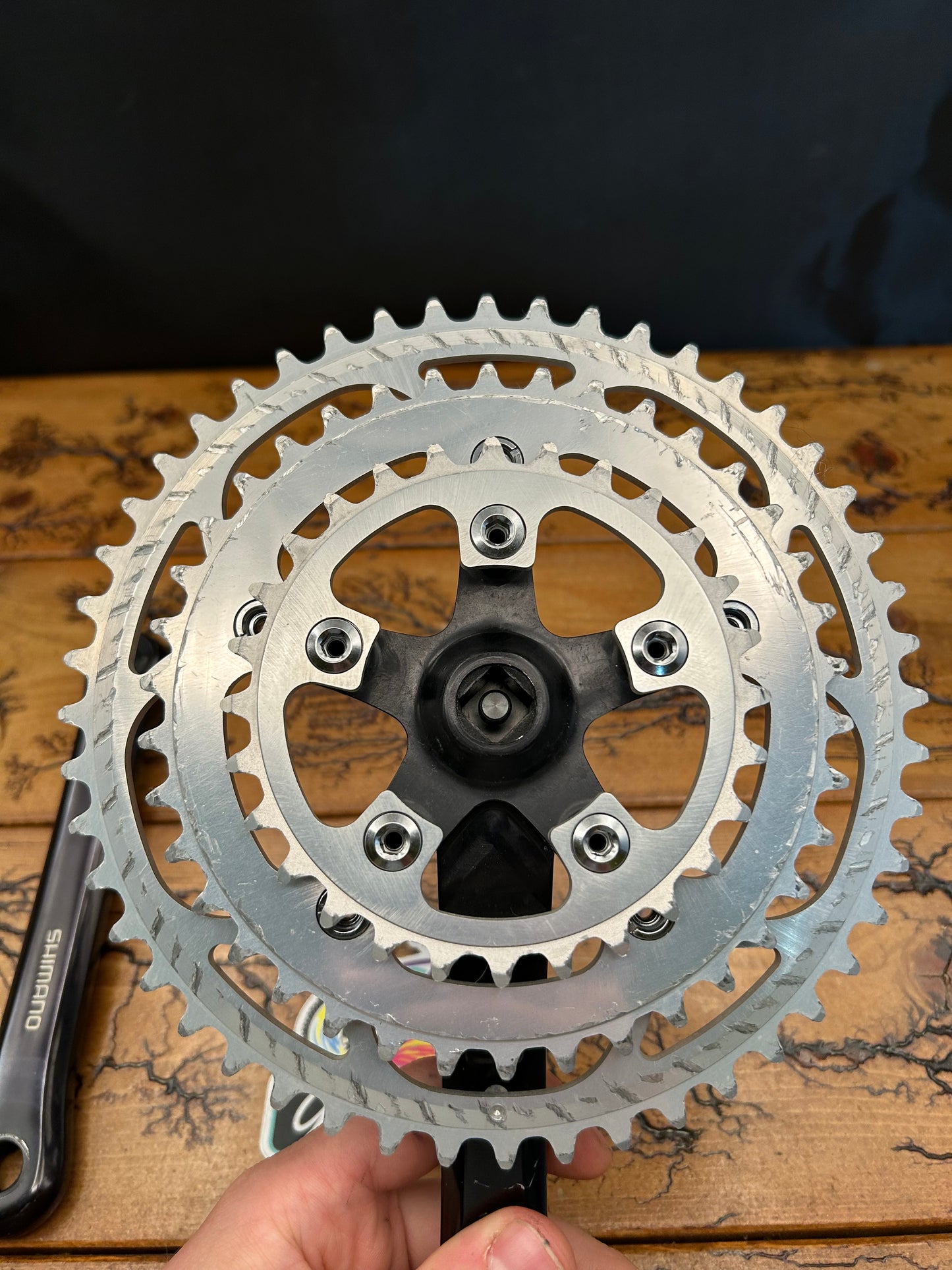 Shimano Deore XT M700 / 600 EX FC-6206 48/38/28 175mm Crankset