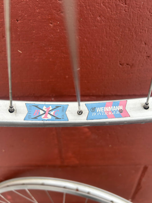 Weinmann Bontrager BCX 1 Hugi Compact 26 Inch Wheelset