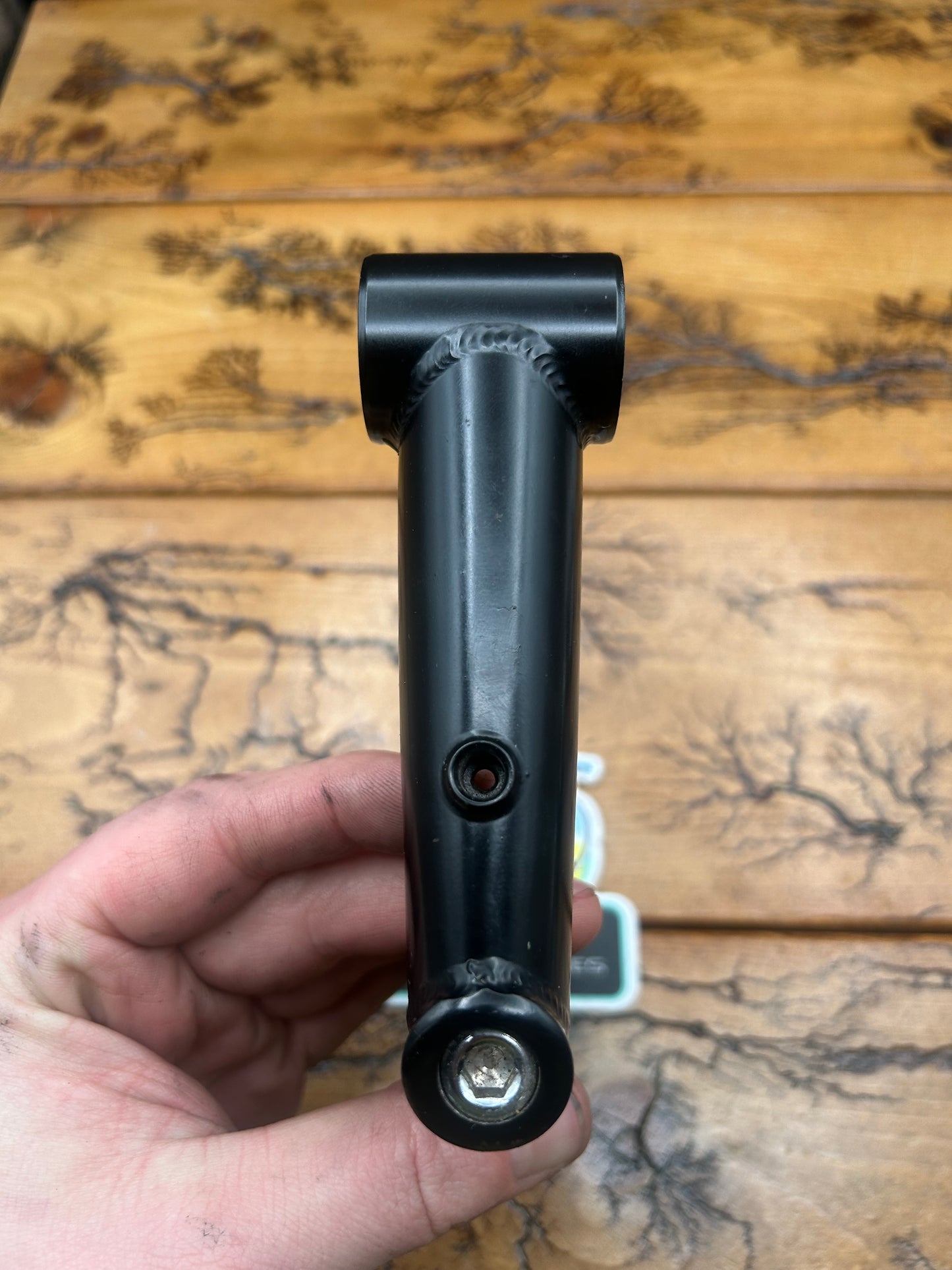 100mm 1 Inch Black 25.4mm Quill Stem