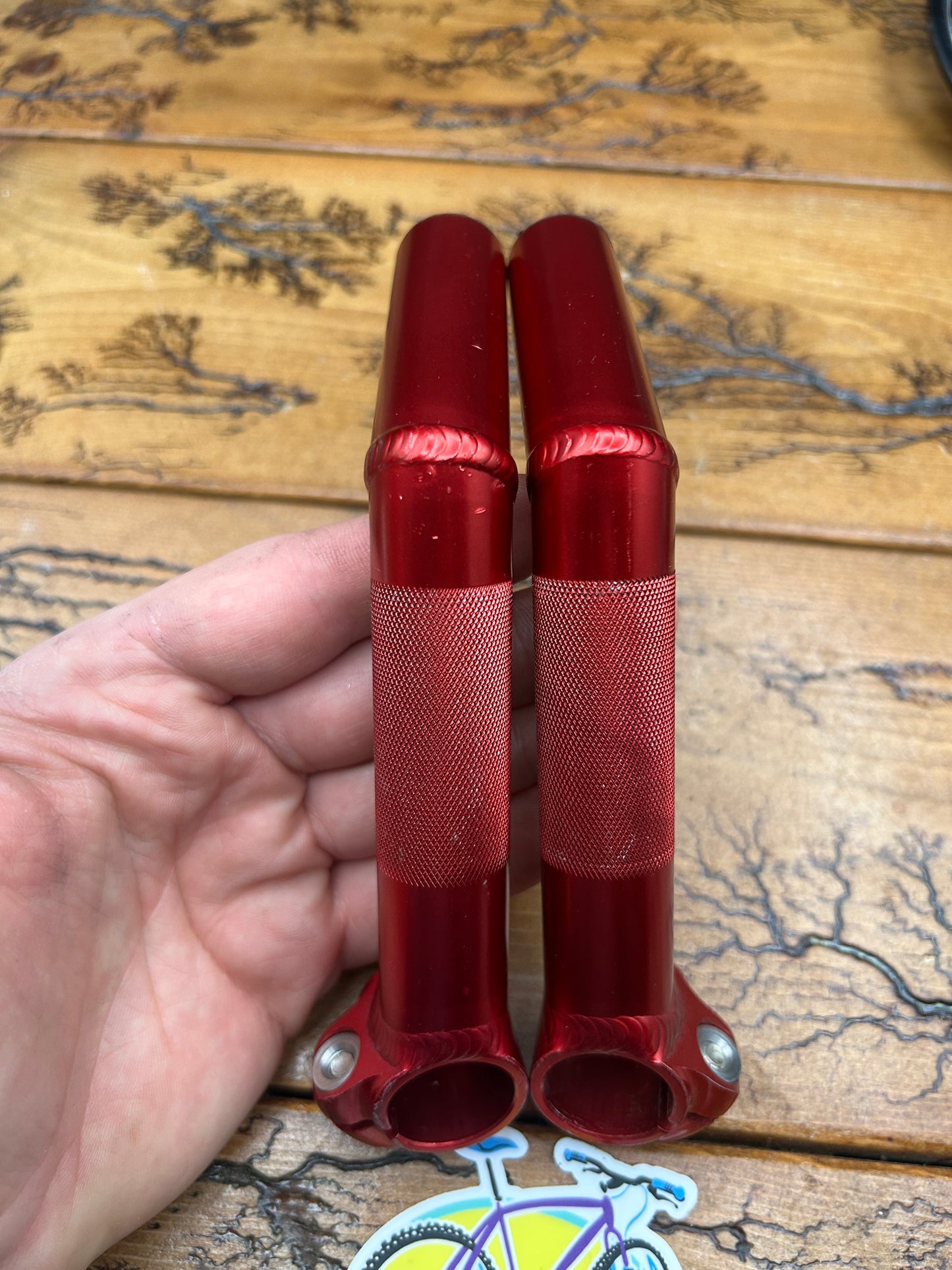 Control Tech Red Anodized Bar Ends