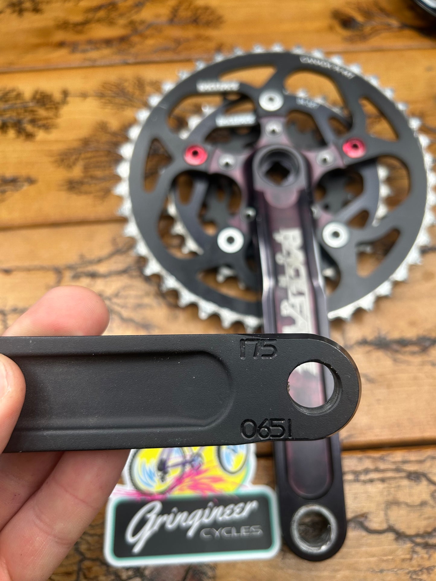 Raceface Turbine Forged Black (Faded) 44/32/22 175mm Square Taper Crankset