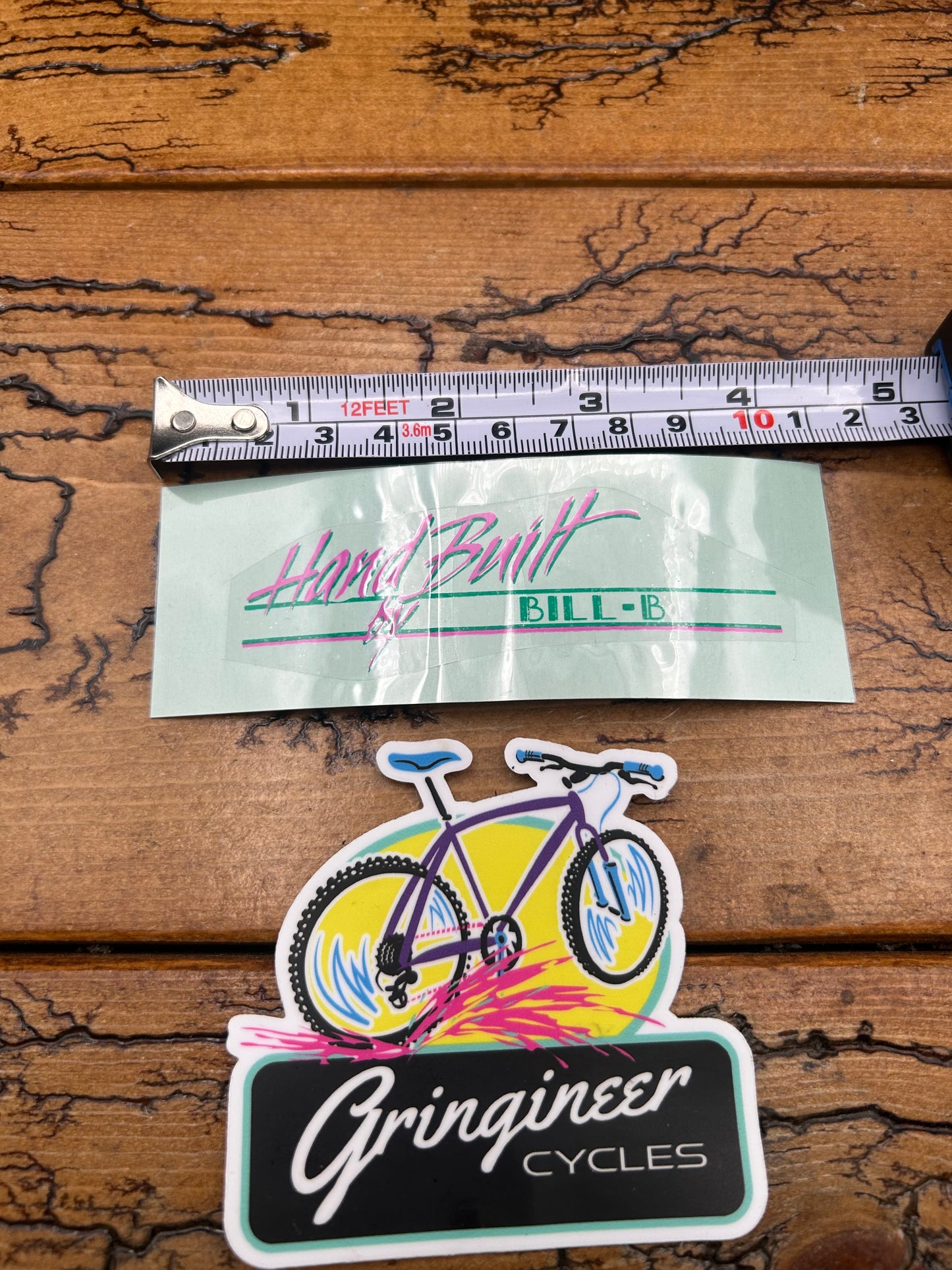 Rocky Mountain Hand Built By Bill B Decal