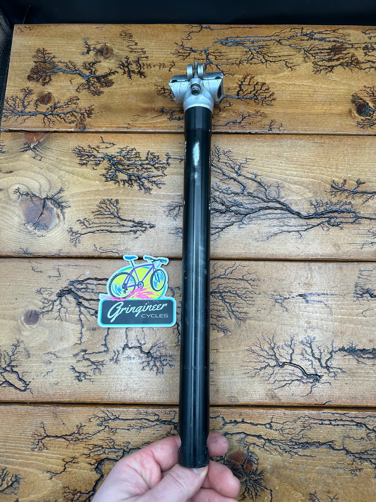 Syncros 26.8mm Black Seatpost 26.8x350