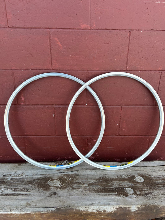 Mavic 217 SUP Silver 32 Hole Rims Set Of 2