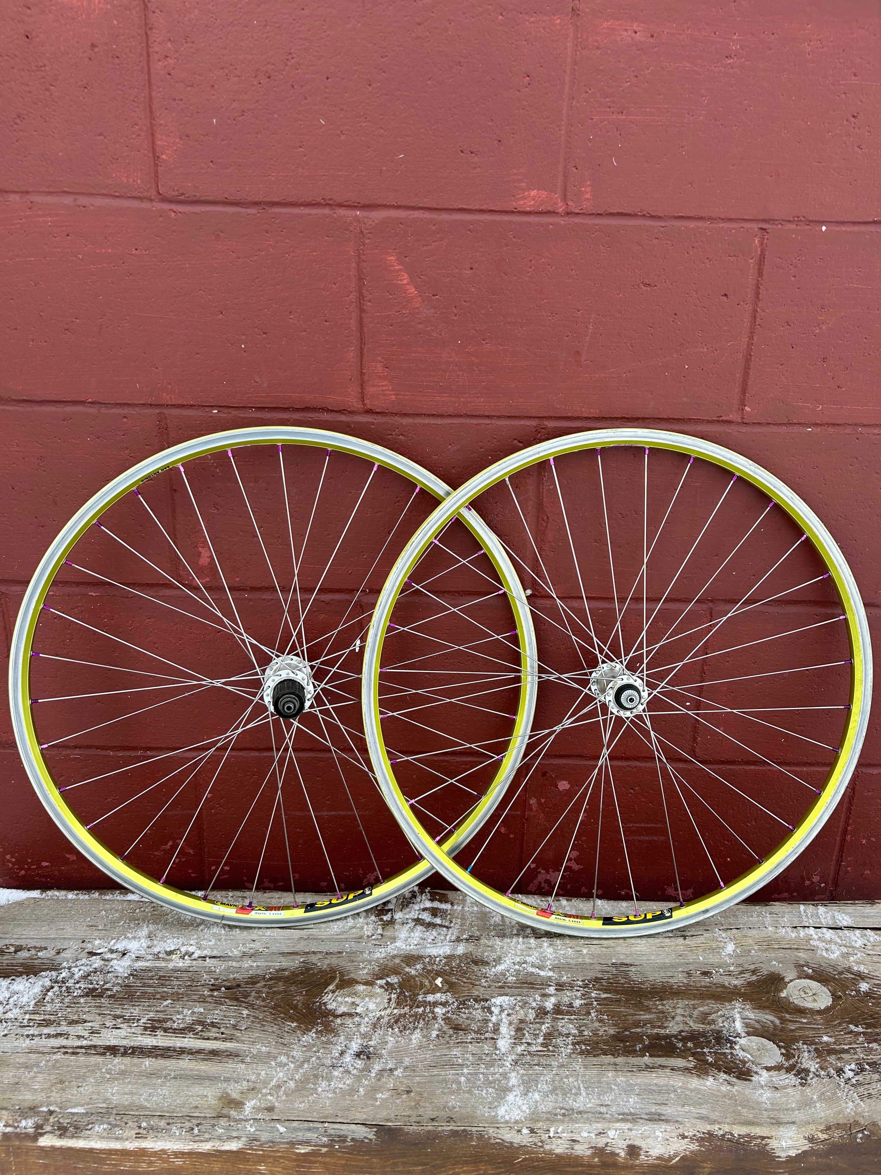 Mavic X517 SUP Citron Deore XT M750 26