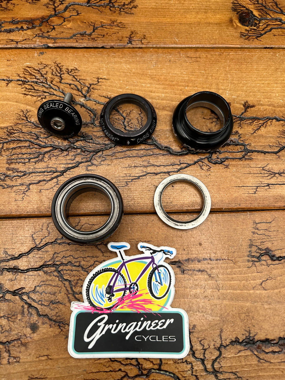 Chris King 1 1/8 Inch Nothreadset Threadless Black Headset