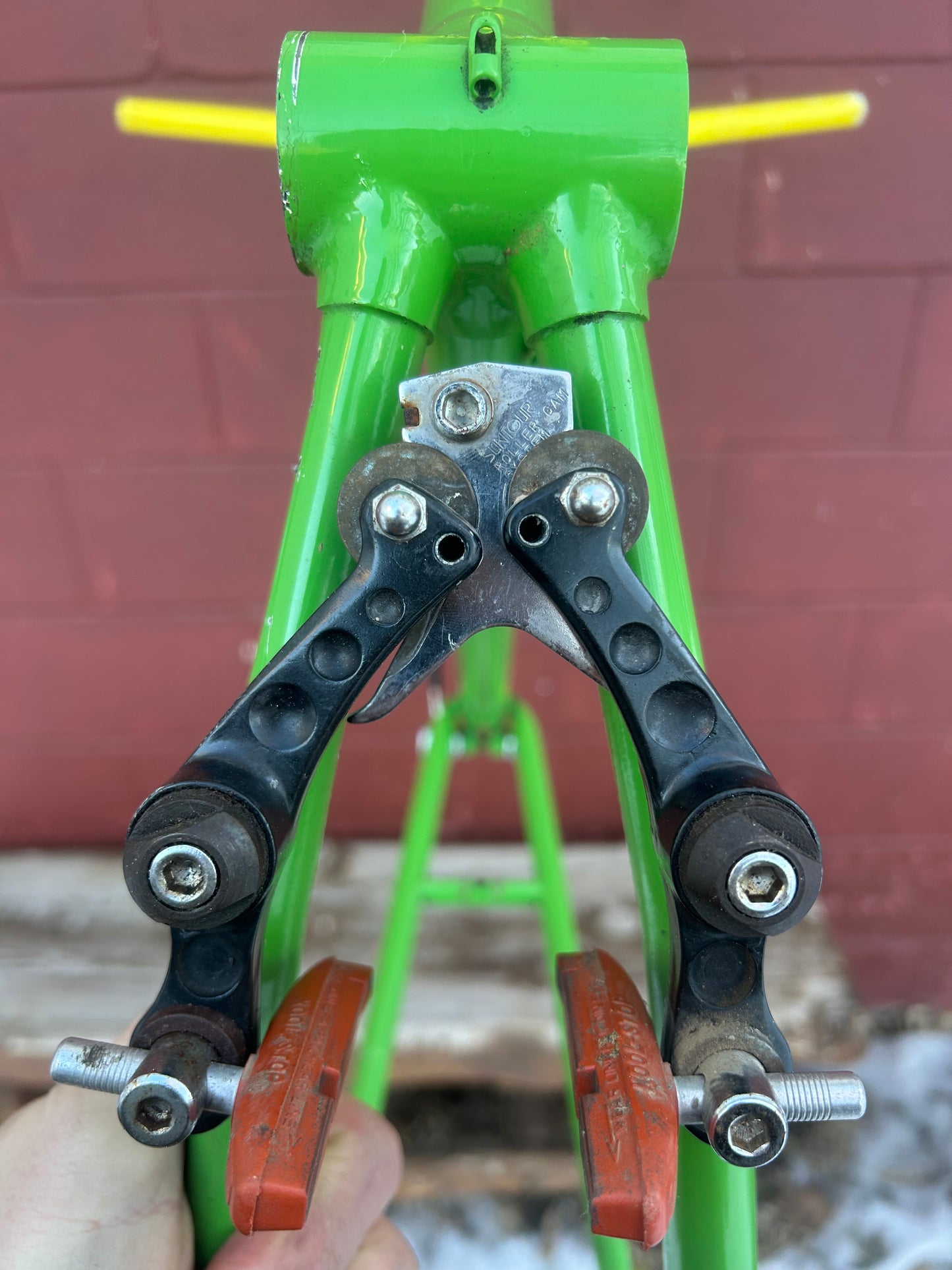 1987 19.5" Bridgestone MB-2 Frameset With Extras