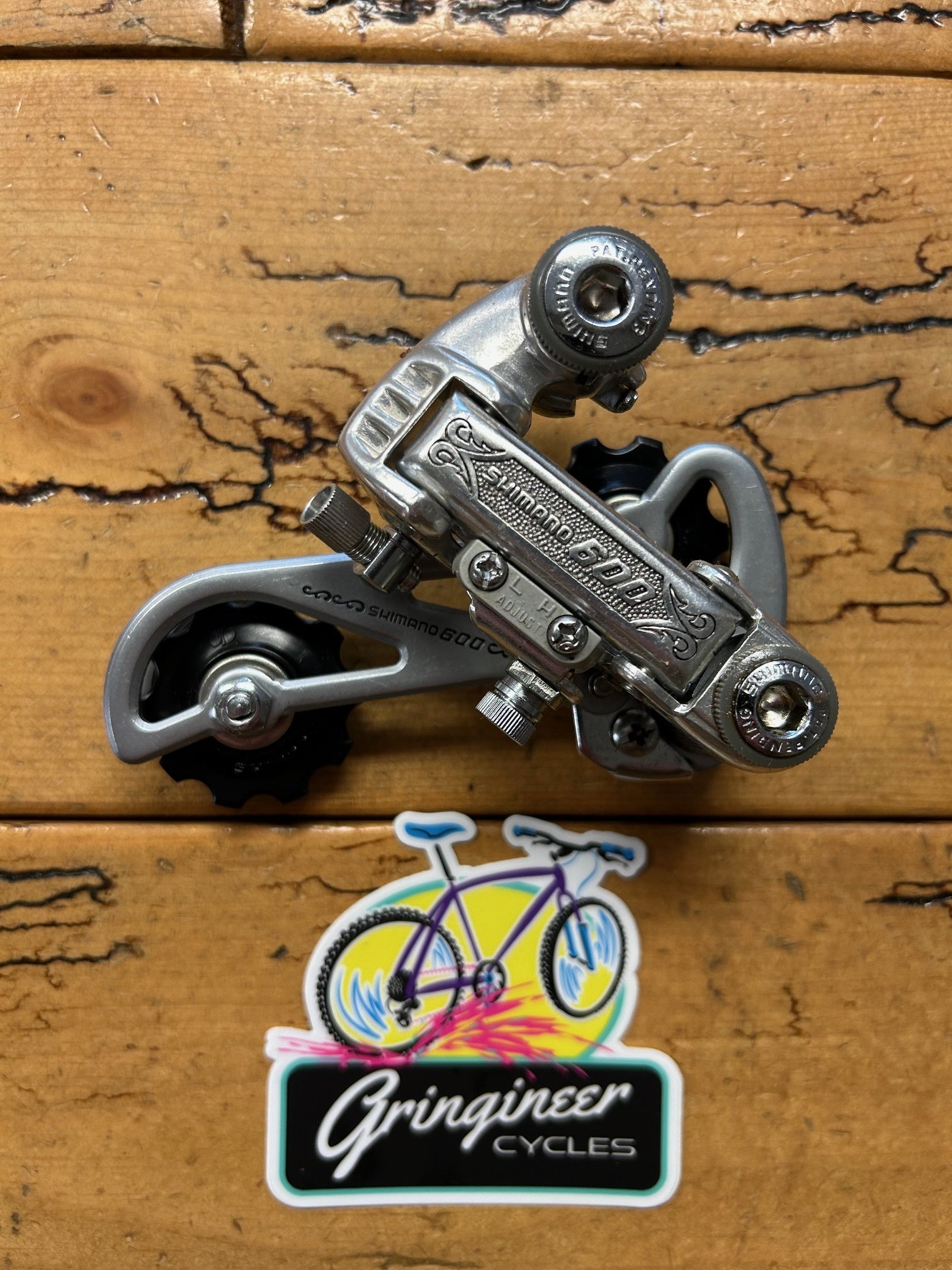 Shimano 600EX Arabesque RD-6210 Long Cage Rear Derailleur NOS