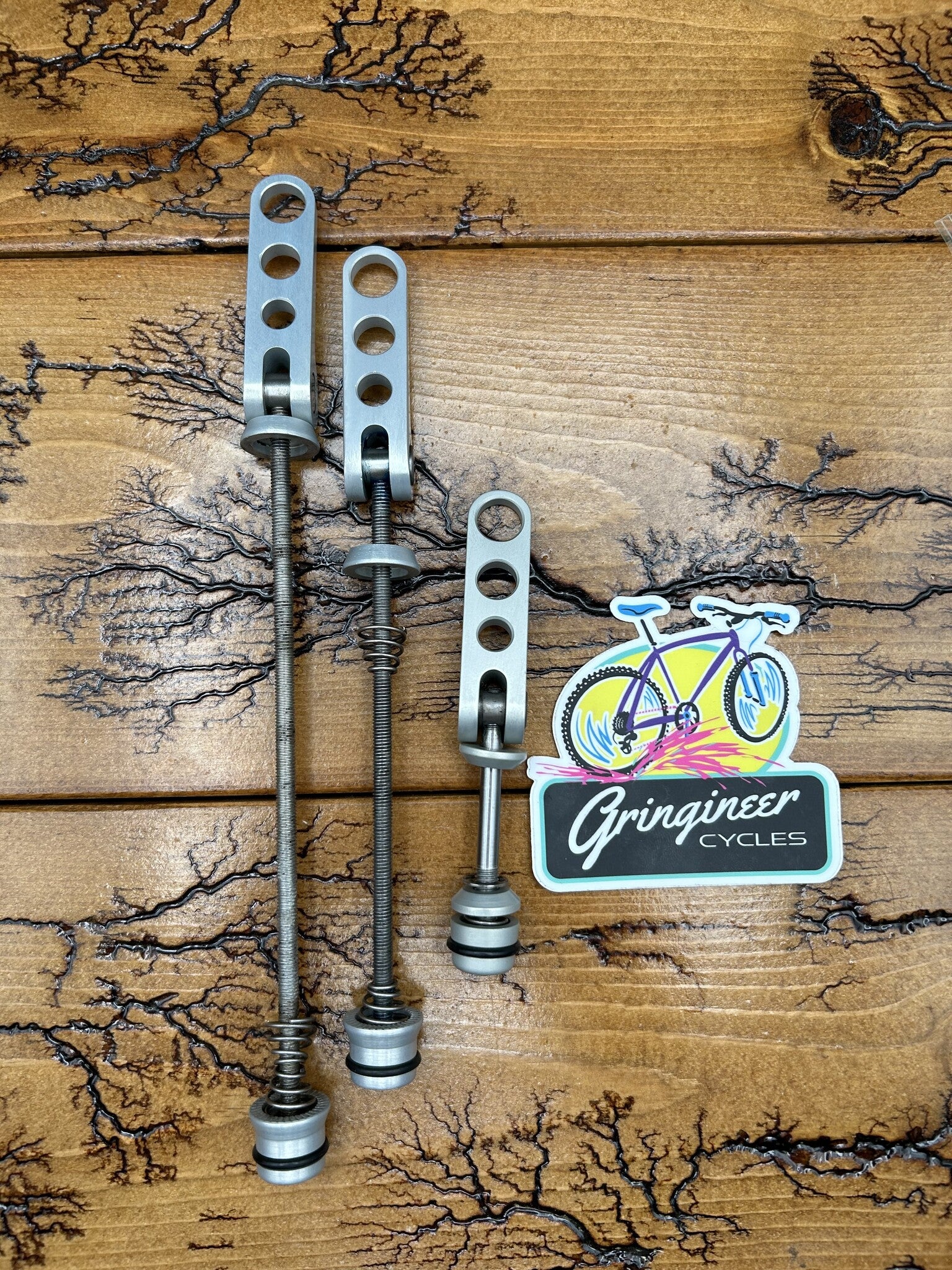 Ringle MOJO チドリ Ringle Silver Cam Twist Skewer Set – Gringineer Cycles