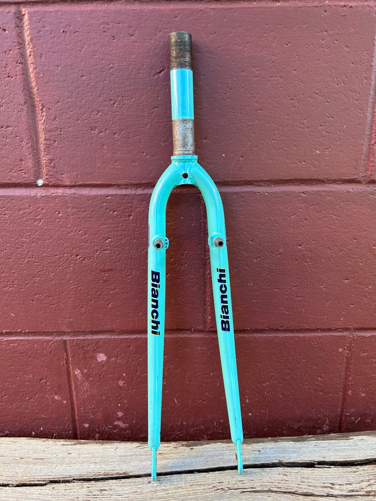 Bianchi 700c Celeste 1 Inch Threaded CRMO Steel Fork – Gringineer
