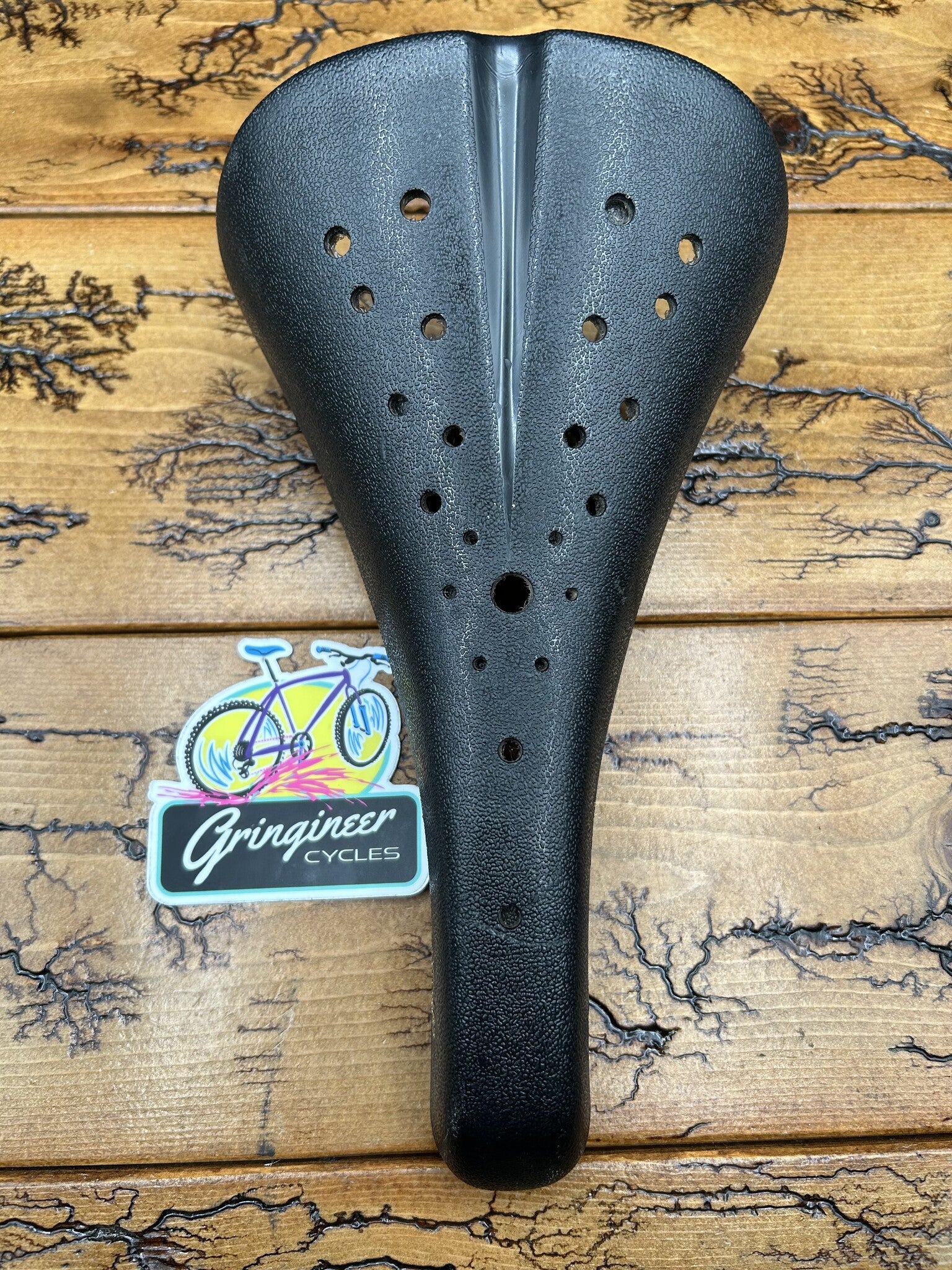 Viscount Dominator Original 80s/90s Black Plastic BMX Saddle