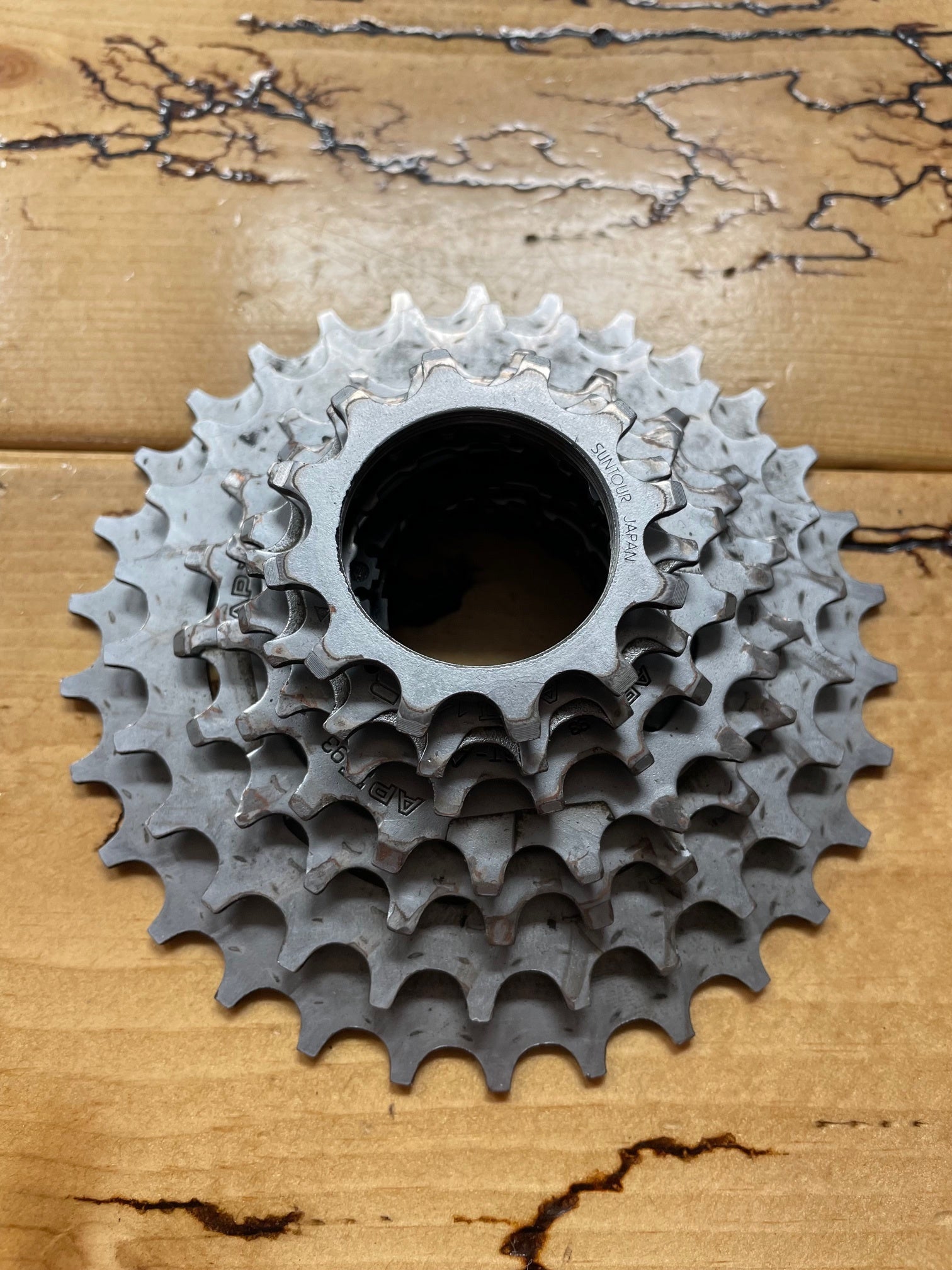 Suntour 12-30 7 Speed Cassette – Gringineer Cycles