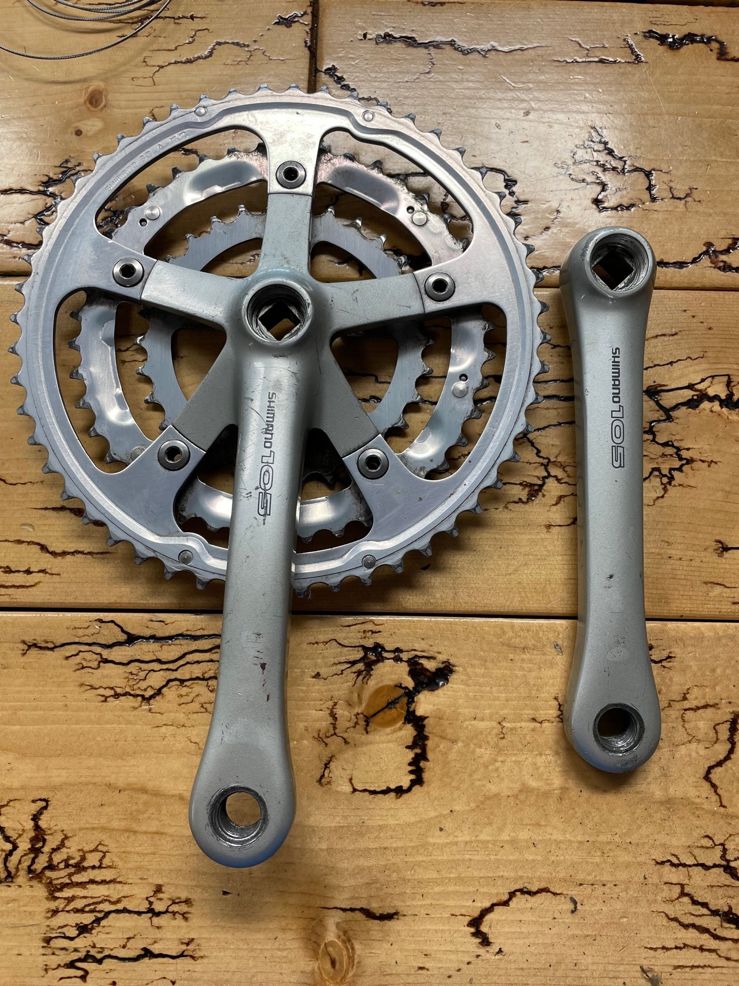 Shimano 105 FC-1057 52/42/30 175mm Crankset – Gringineer Cycles