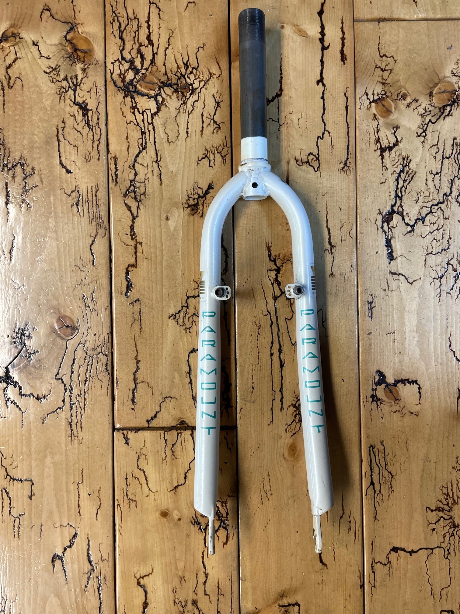 Schwinn Paramount White MTB 1 1/8 Threaded Tange Cr Mo Fork