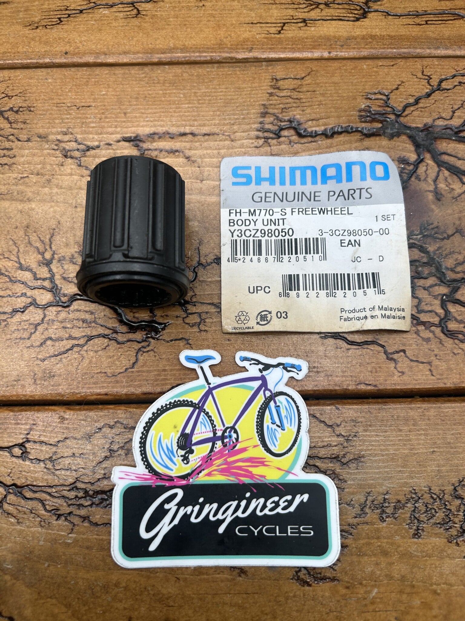Shimano Deore XT FH-M770-S Freewheel Body Unit Y3CZ98050