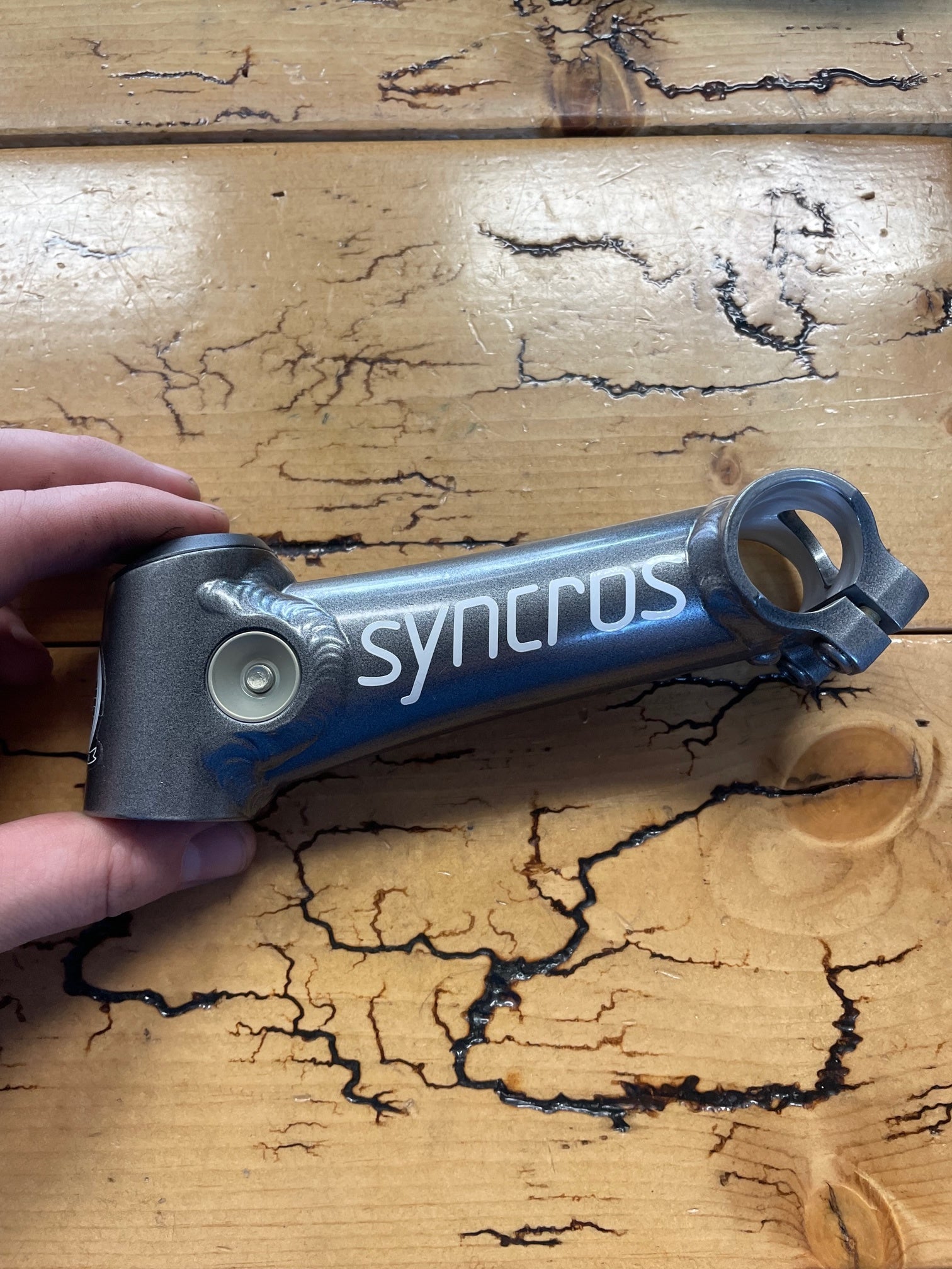 Syncros AHead 130mm 15 Degree Gunmetal Mountain Stem NOS