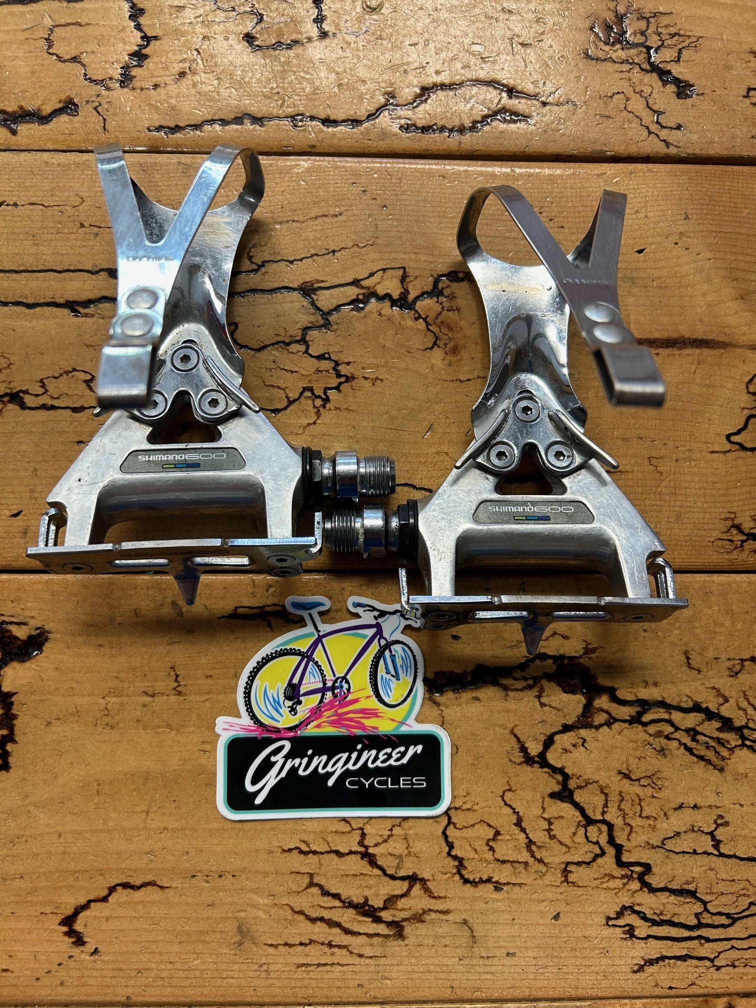 Shimano 600 Ultegra PD-6402 Vintage Road Bike Clipless Pedals