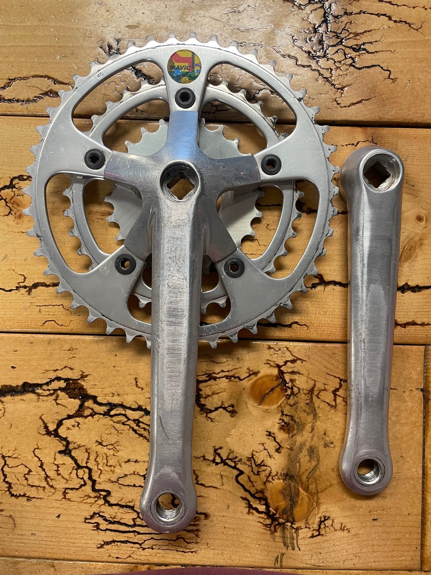 マビック MAVIC クランク ビンテージ53丁 172.5MAVICクランク