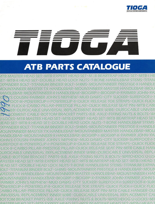 1989 Tioga ATB Parts Catalog