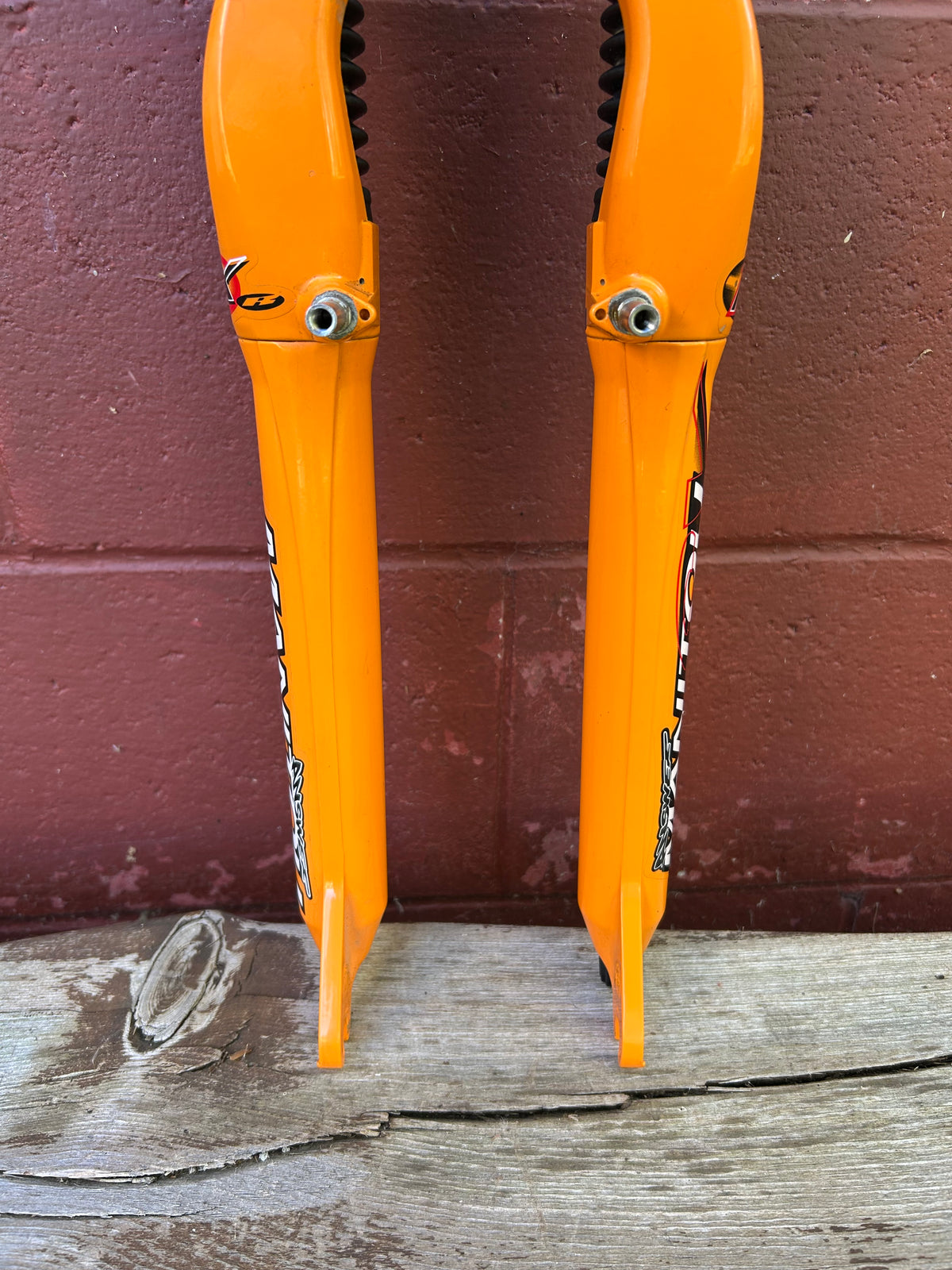 Manitou SX Orange 26" Rim Brake 1 1/8 Threadless Suspension Fork