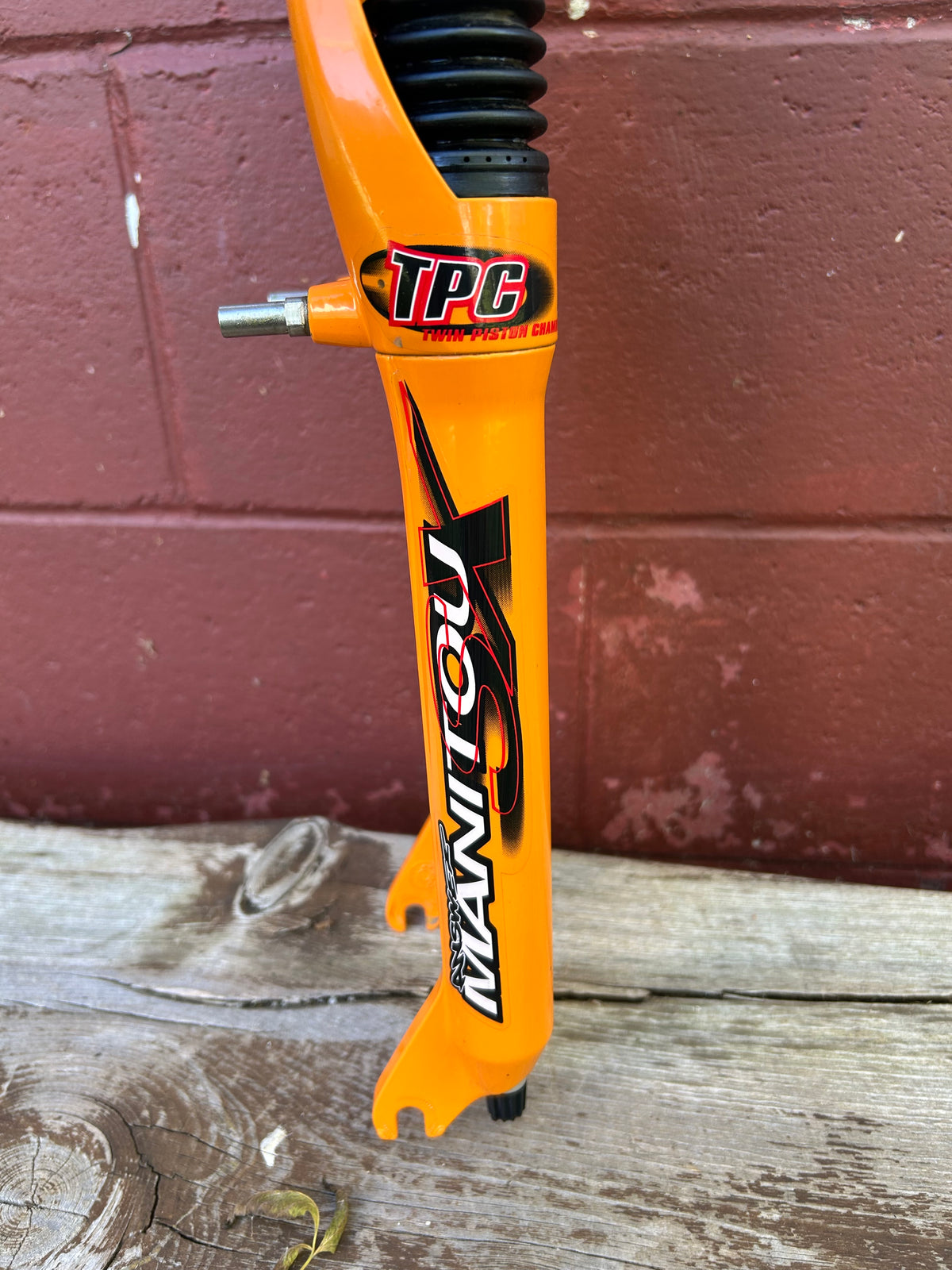 Manitou SX Orange 26" Rim Brake 1 1/8 Threadless Suspension Fork