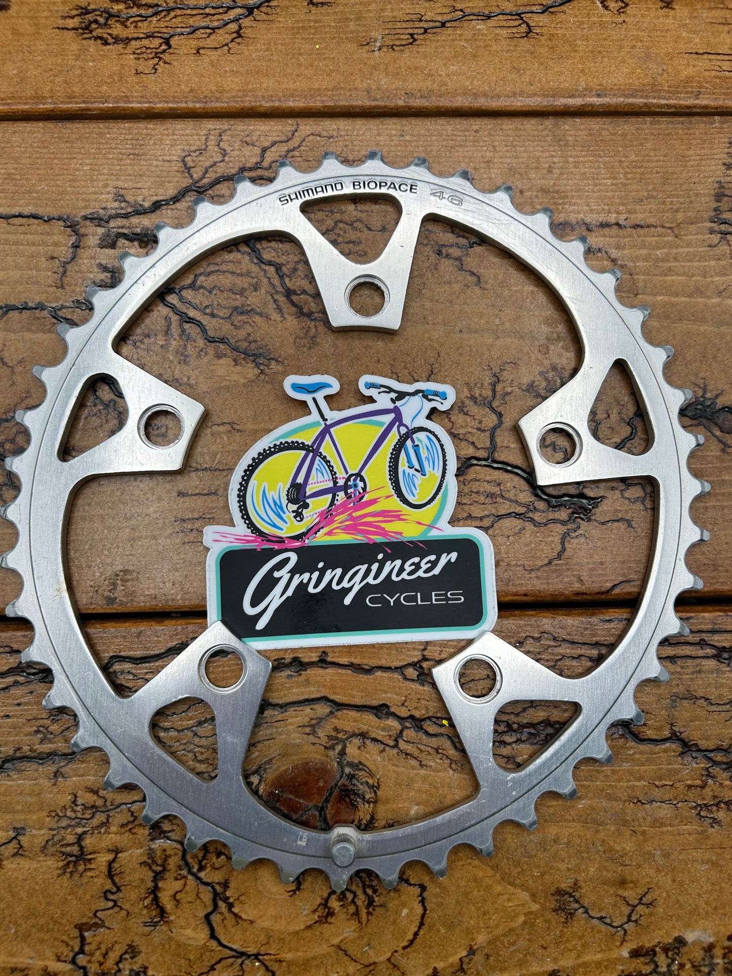 Shimano 46 Tooth 110 BCD Biopace Chainring
