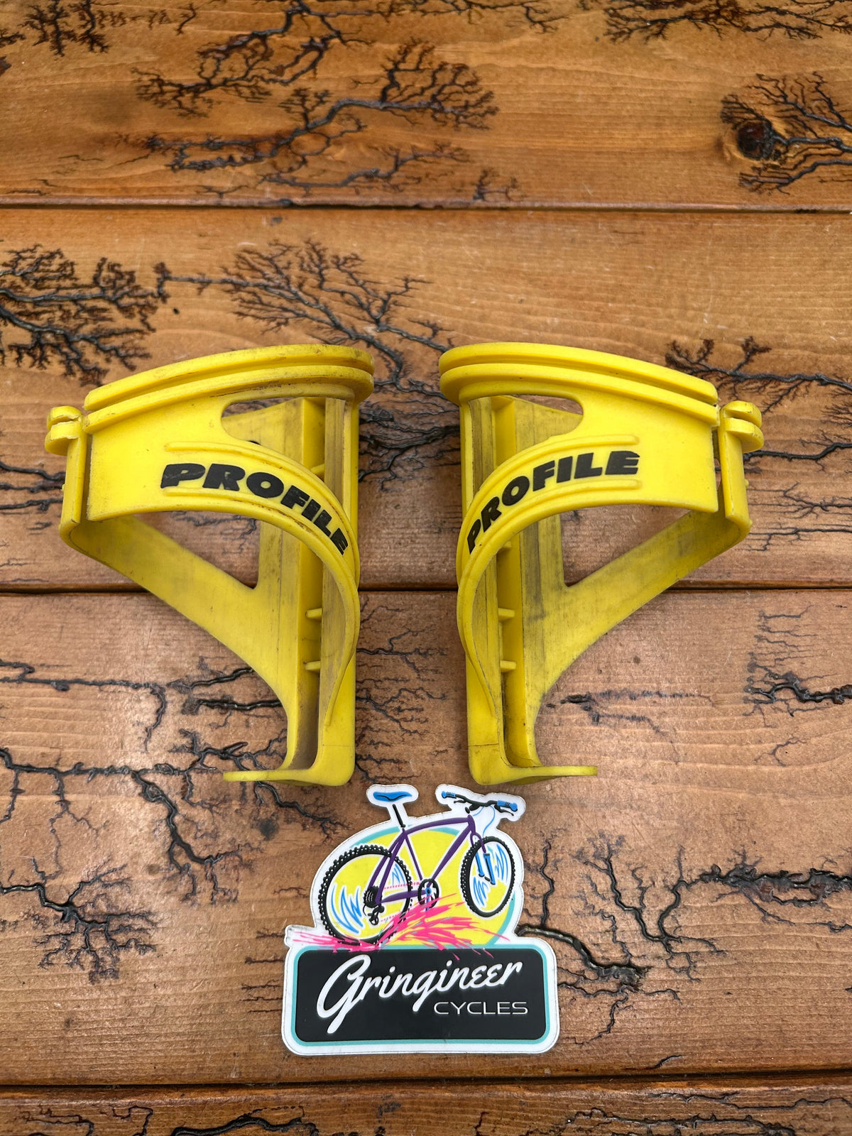Profile Design Yellow Plastic Water Bottle Cages