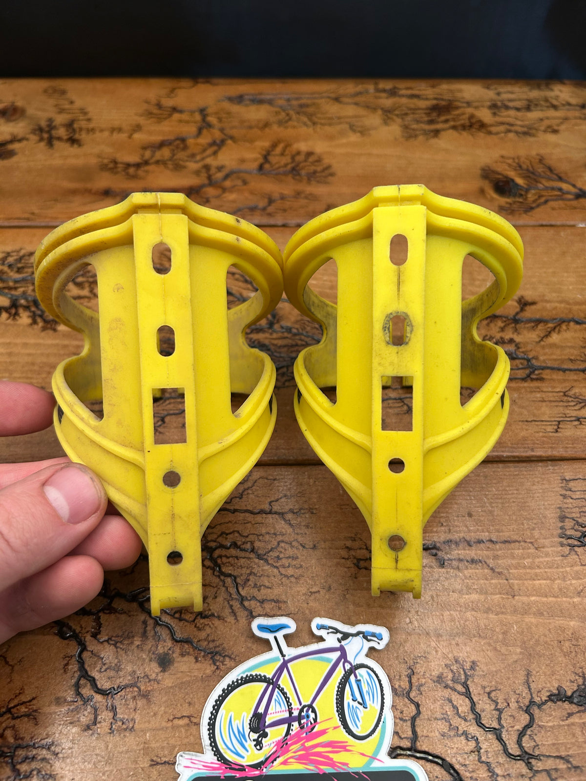 Profile Design Yellow Plastic Water Bottle Cages
