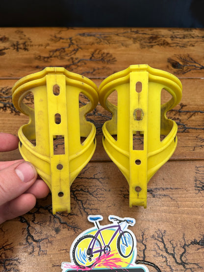 Profile Design Yellow Plastic Water Bottle Cages