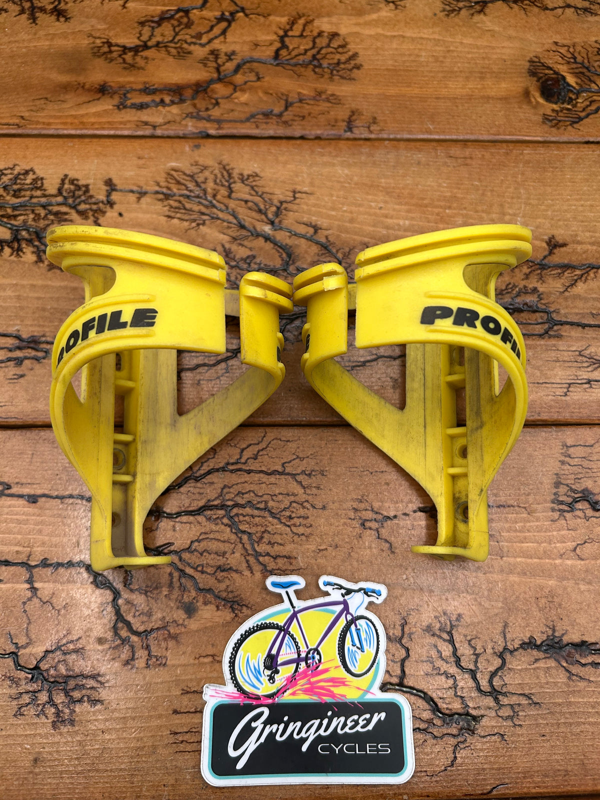 Profile Design Yellow Plastic Water Bottle Cages