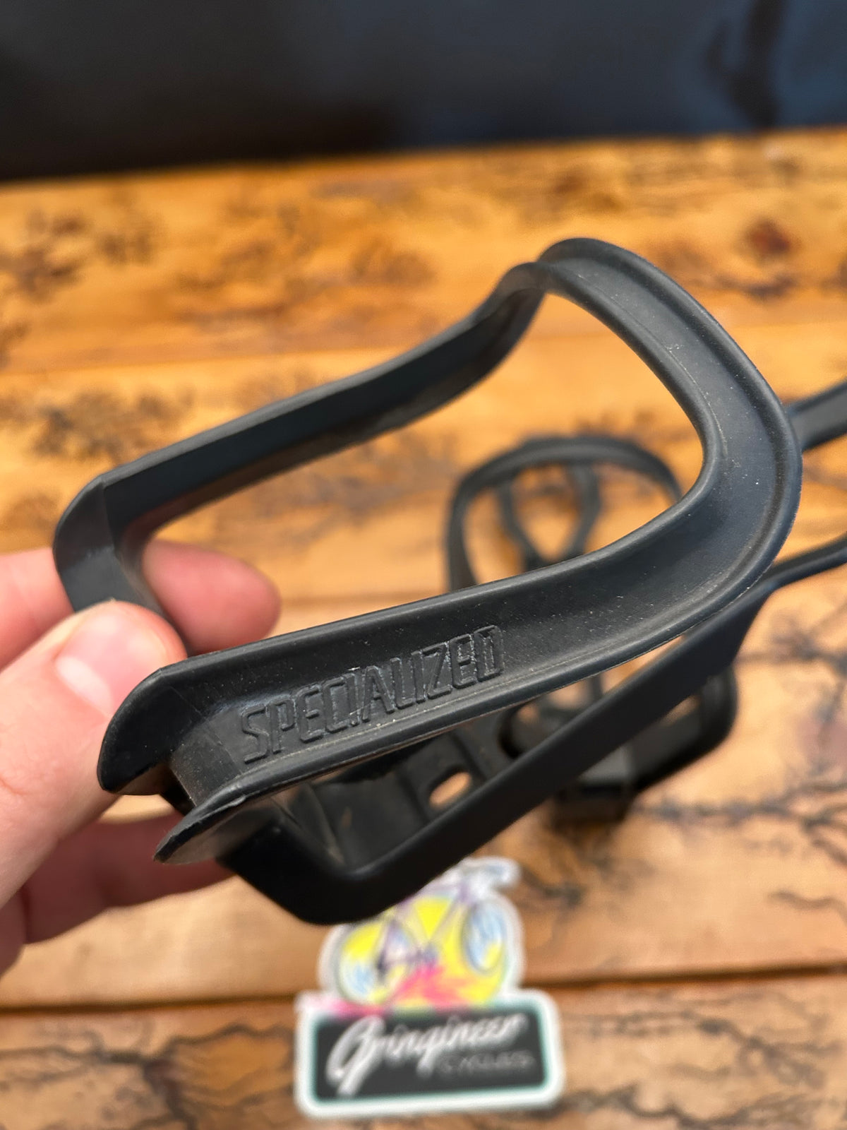 Specialized Black Vintage Plastic Water Bottle Cages Set Of 2