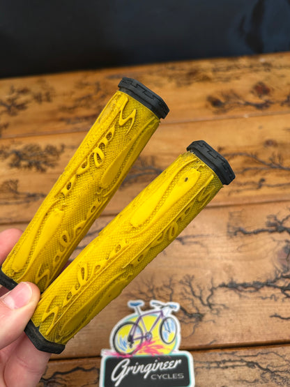 Salsa Yellow Hex Grips