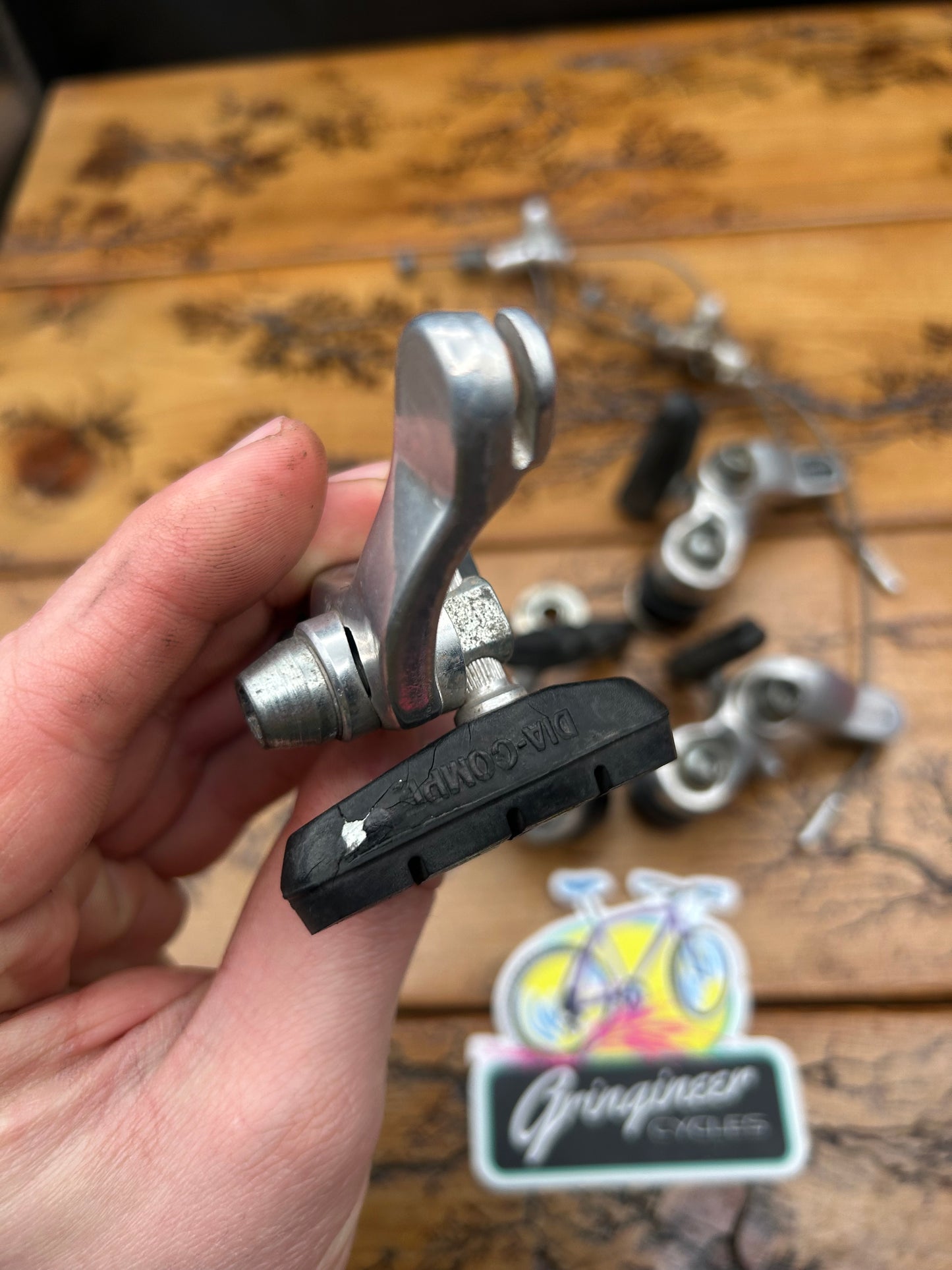 Dia Compe 986 Silver Cantilever Brake Set