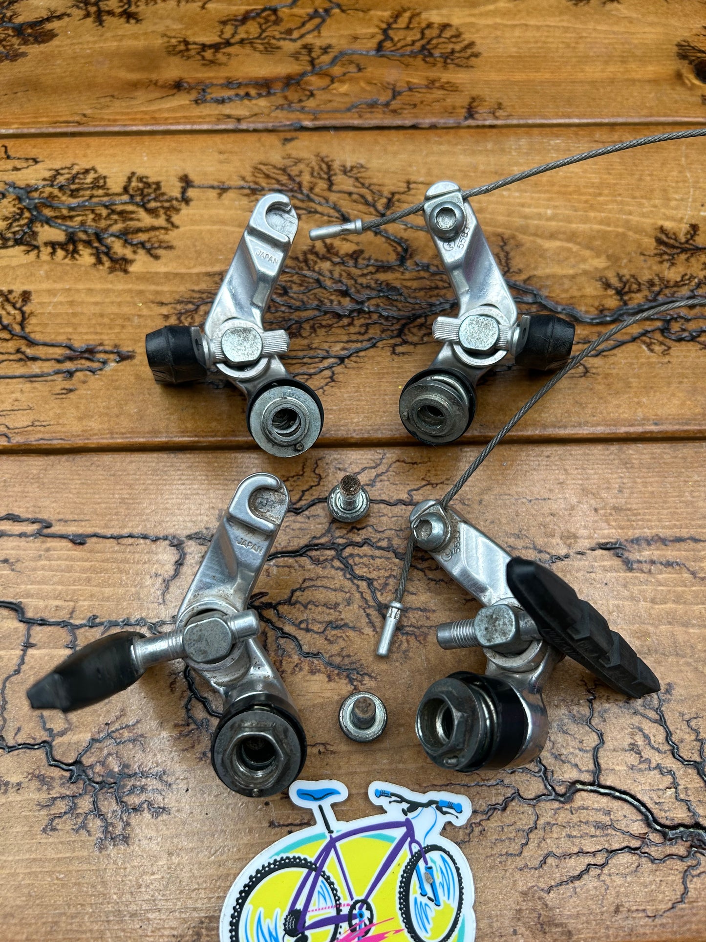 Dia Compe 986 Silver Cantilever Brake Set