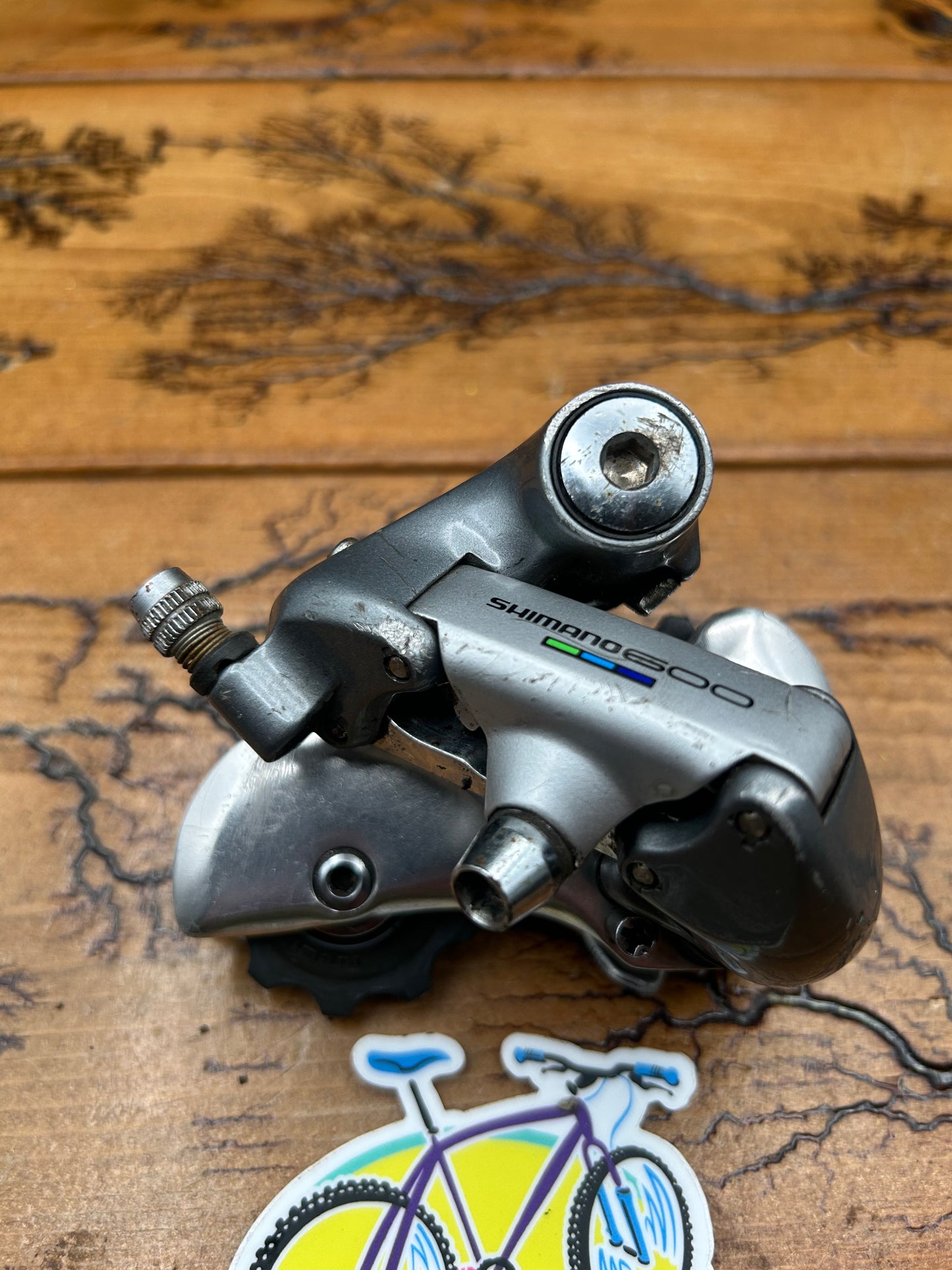 Shimano 600 Tri Color RD-6400 Rear Derailleur