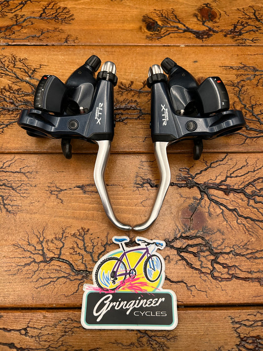 Shimano XTR ST-M910 3x8 Shifters and Brake Levers