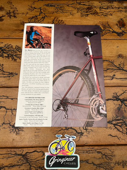 1992 Breezer Catalog