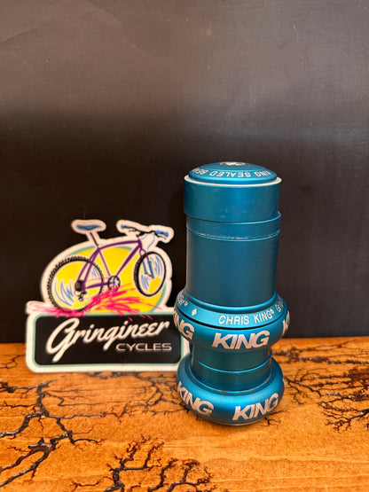 Chris King Matte Turquoise 1 1/8 Inch NoThreadset Threadless Headset With Spacers