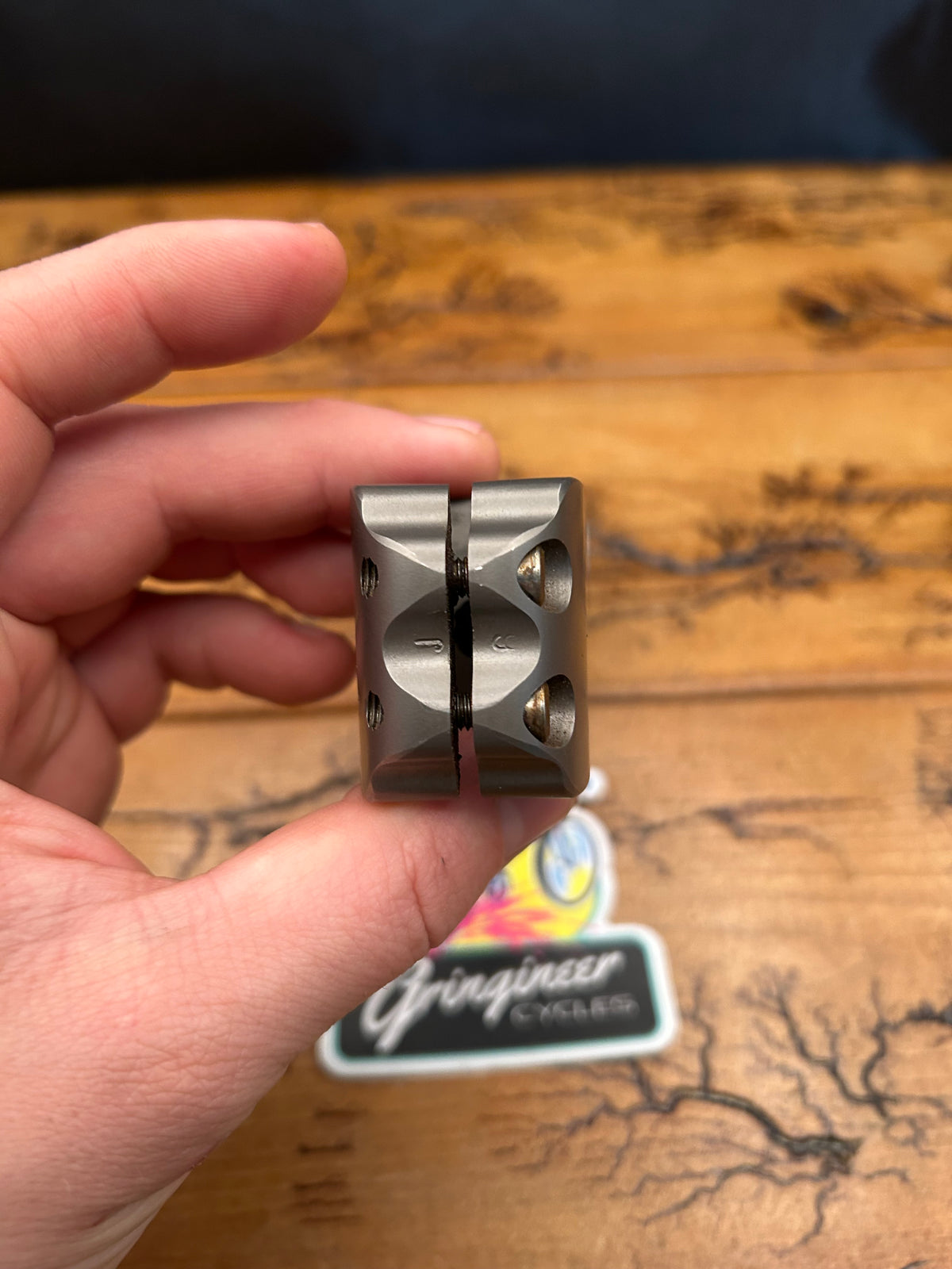 Titanium 130mm 5 Degree 25.4mm 1 1/8 Inch Threadless Stem