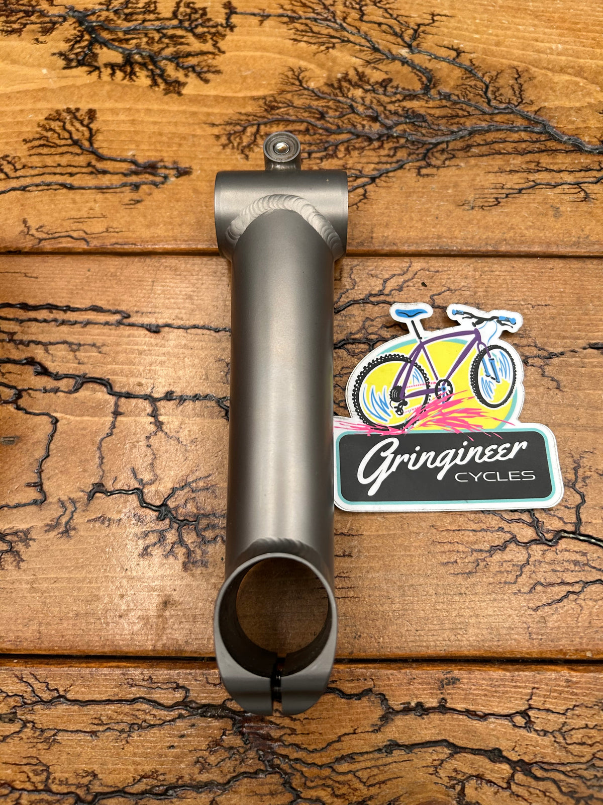 Titanium 130mm 5 Degree 25.4mm 1 1/8 Inch Threadless Stem